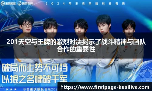 201天空与王牌的激烈对决揭示了战斗精神与团队合作的重要性